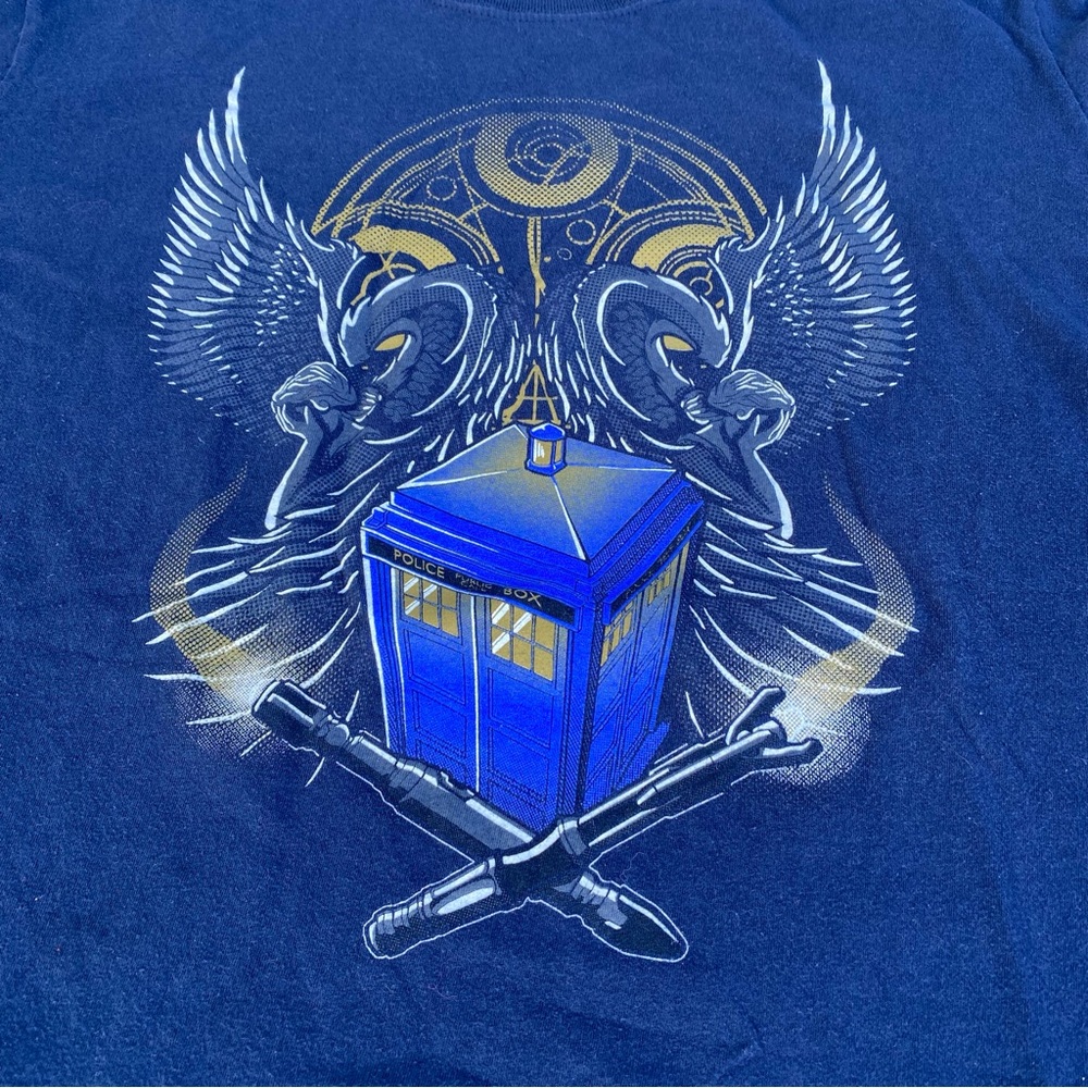 2/$16 Doctor Who Weeping Angels Tardis T-Shirt